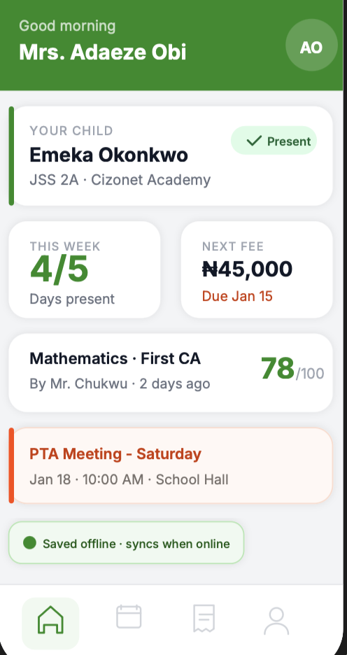 HRAP Edu — School view